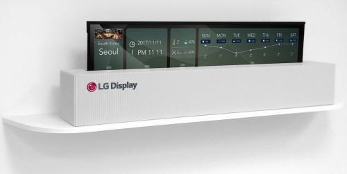 CES 2018: Deze LG-televisie kun je oprollen