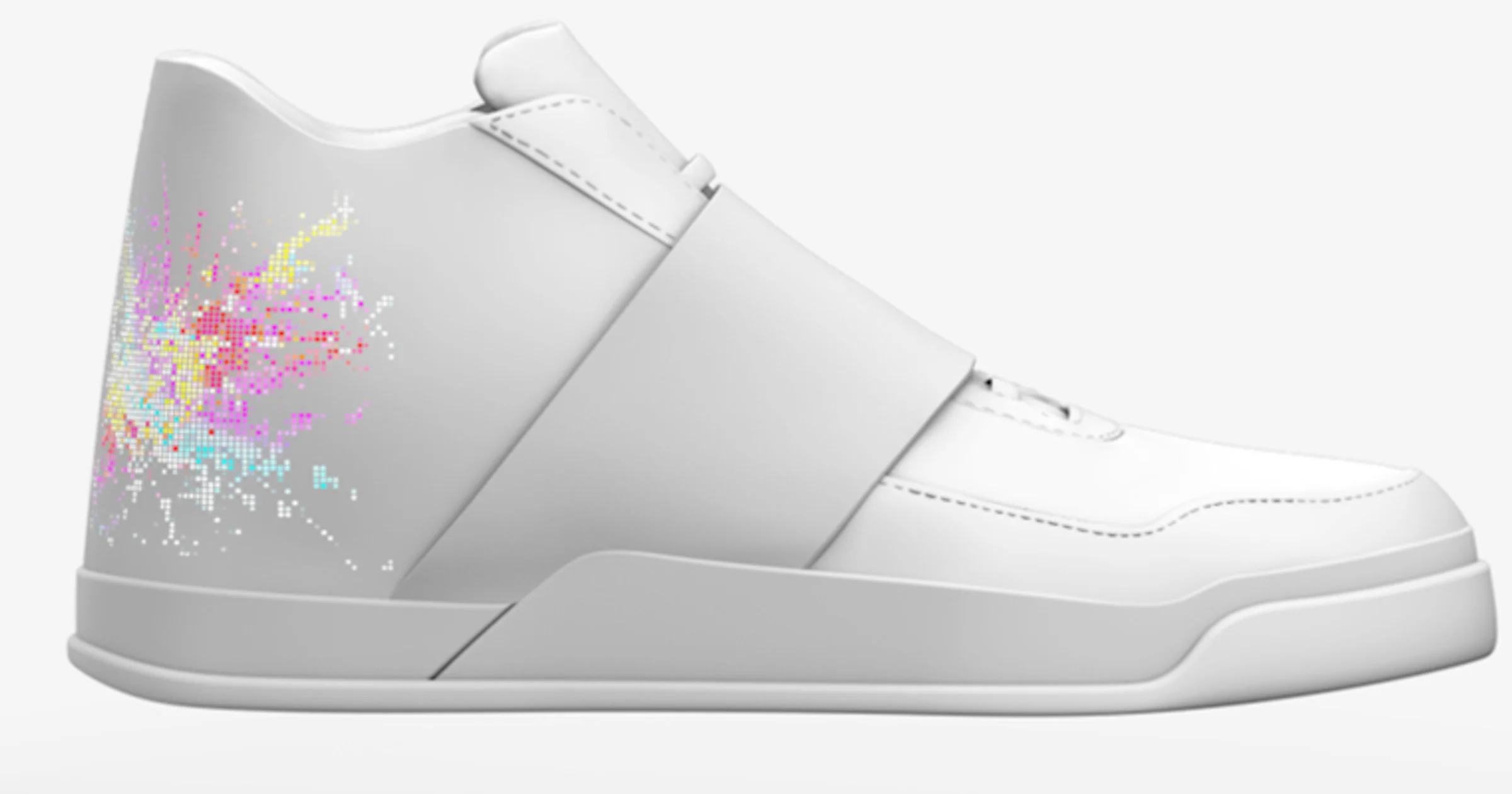 'E-sneakers' van Vixole met ingebouwd led-scherm
