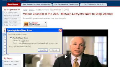 Malware-spammers mikken op teleurgestelde McCain-fans