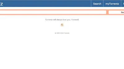 Ook torrentzoekmachine Torrentz.eu offline