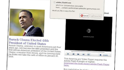 Eerste malware met president Obama gesignaleerd