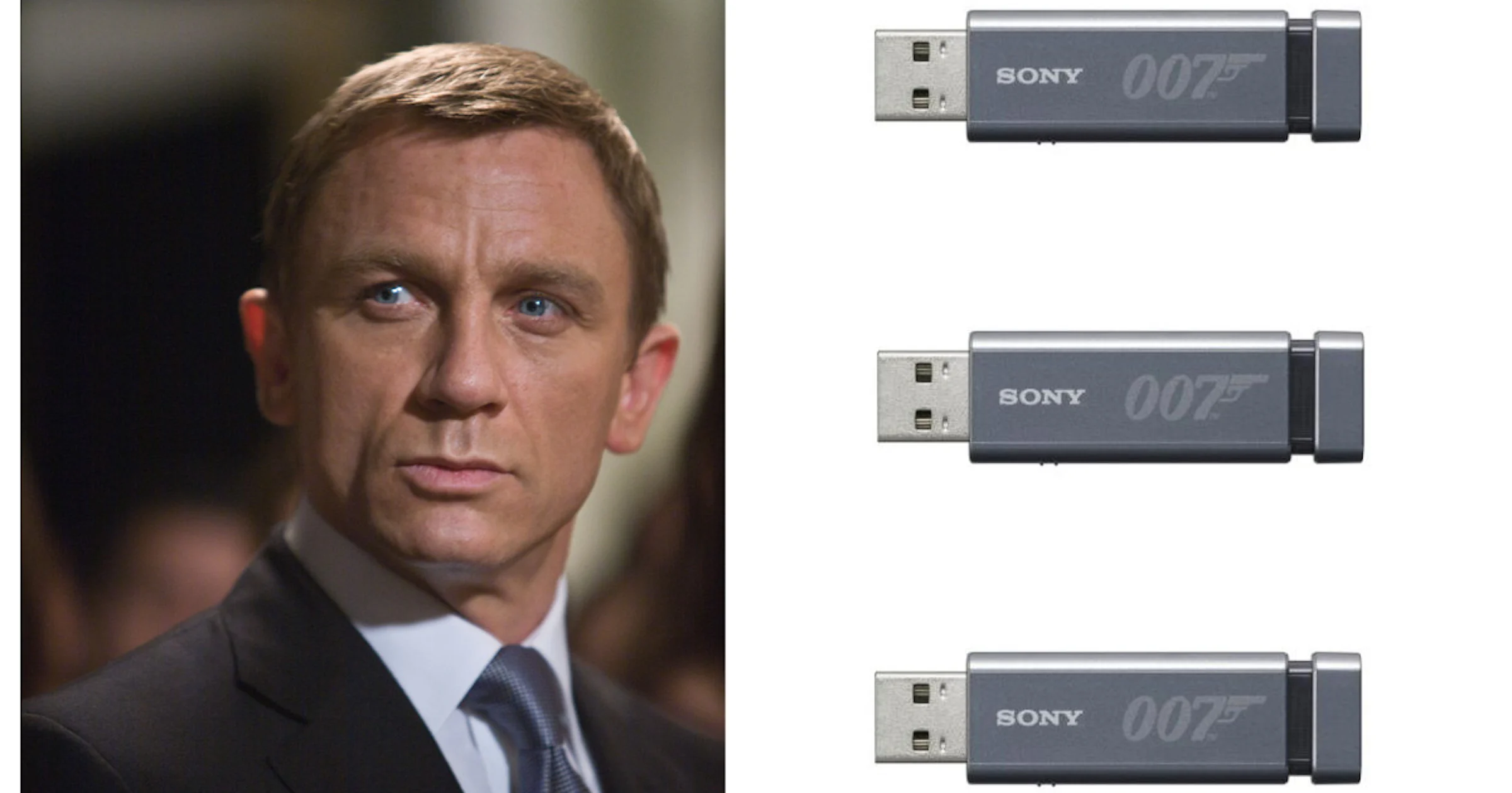 Vrijdag actie-dag: 16 GB James Bond Micro Vault