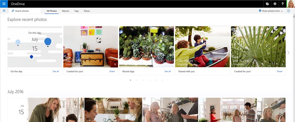 Update voor OneDrive in het teken van fotoalbums