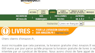 Gratis verzending Amazon illegaal in Frankrijk