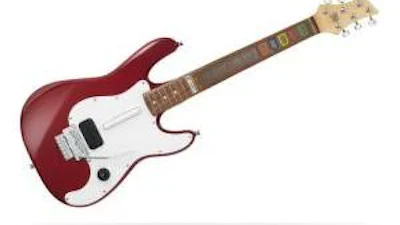 Draadloze Guitar Hero gitaar