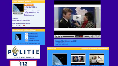 Politie-korps start YouTube-kanaal