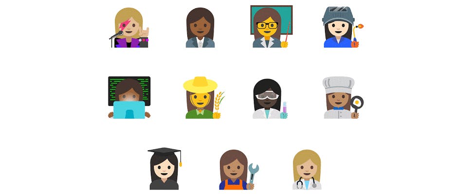 Meer vrouwelijke emoji op komst