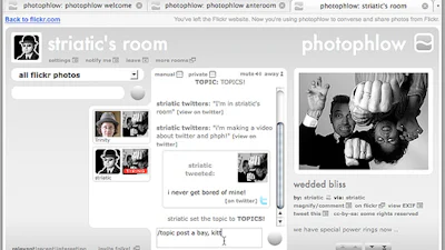 Photophlow: samen fotos bekijken en chatten tegelijk