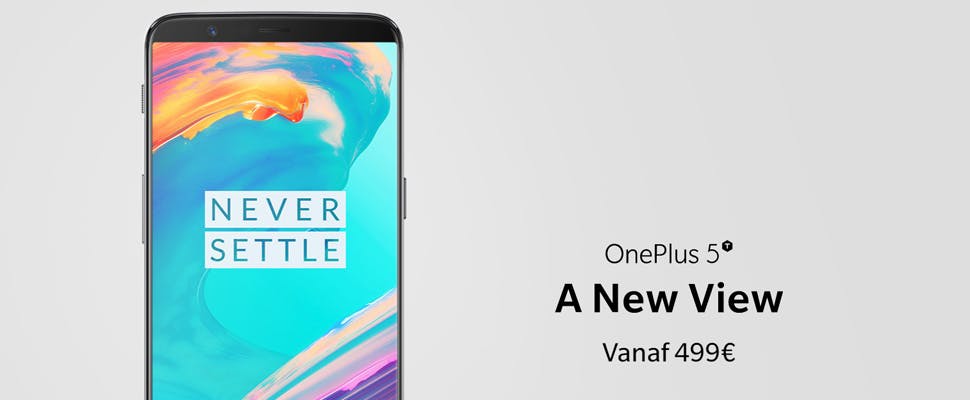 OnePlus 5T vanaf 21 november te koop