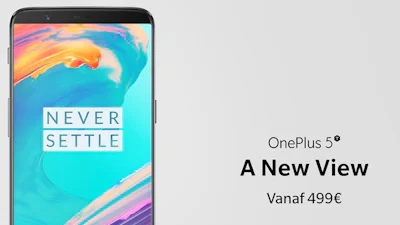 OnePlus 5T vanaf 21 november te koop