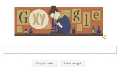 Nettie Stevens herdacht door Google