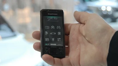 Xperia X1 bedient de auto