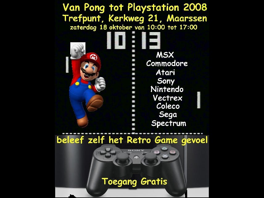 Weekend-tip: van Pong tot Playstation 2008