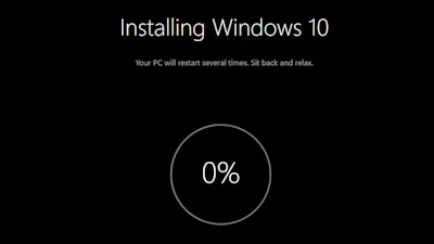 Laat vrienden schrikken met nep-installatiescherm Windows 10