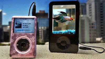 Dierenliefhebbers boos over iPod- aquarium