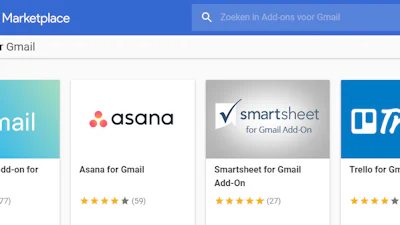 Google lanceert add-ons voor Gmail
