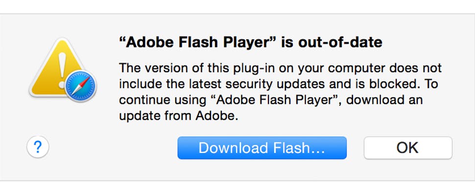 Apple blokkeert verouderde Flash in Safari