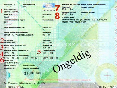 Kentekenbewijs vervangen? Via internet!