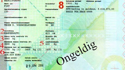 Kentekenbewijs vervangen? Via internet!