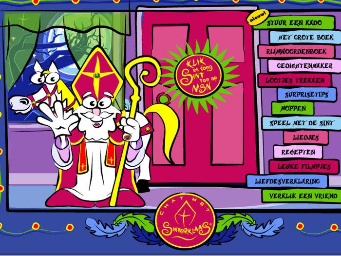 Chatten met Sinterklaas 