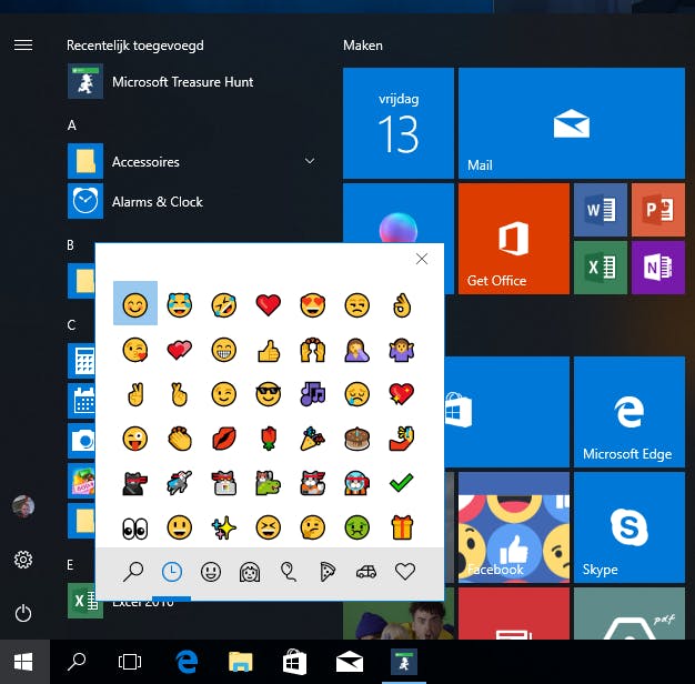 Zo gebruik je straks Emoji's in Windows 10