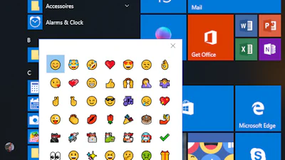 Zo gebruik je straks Emoji's in Windows 10