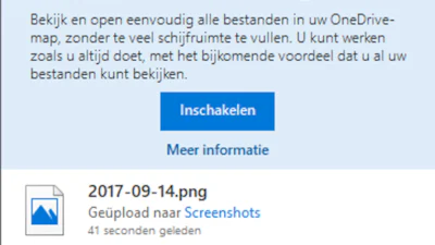 Zo werkt de nieuwe OneDrive-On-Demand-functie