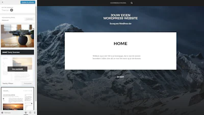 Een eigen website bouwen?