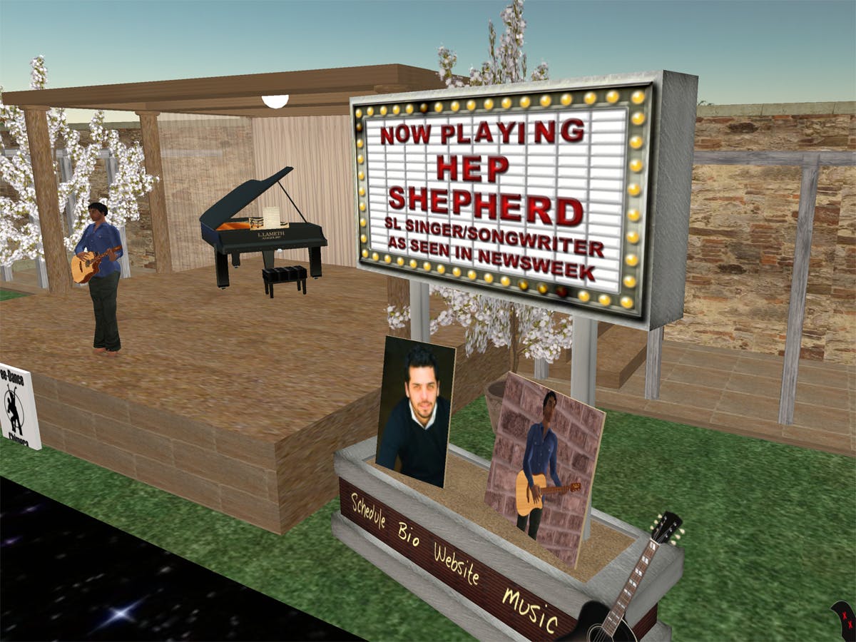 Second Life-muzikant stapt over naar echte wereld