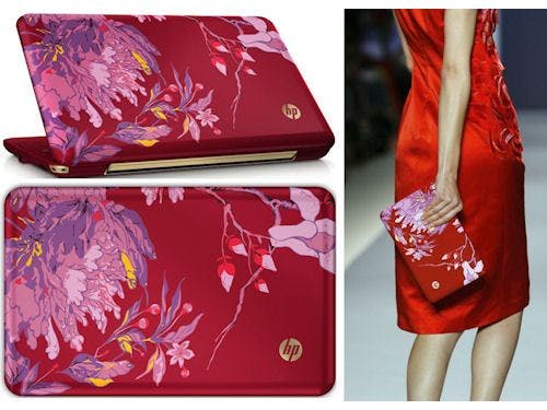 Laptop als mode-accessoire