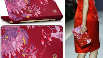 Laptop als mode-accessoire