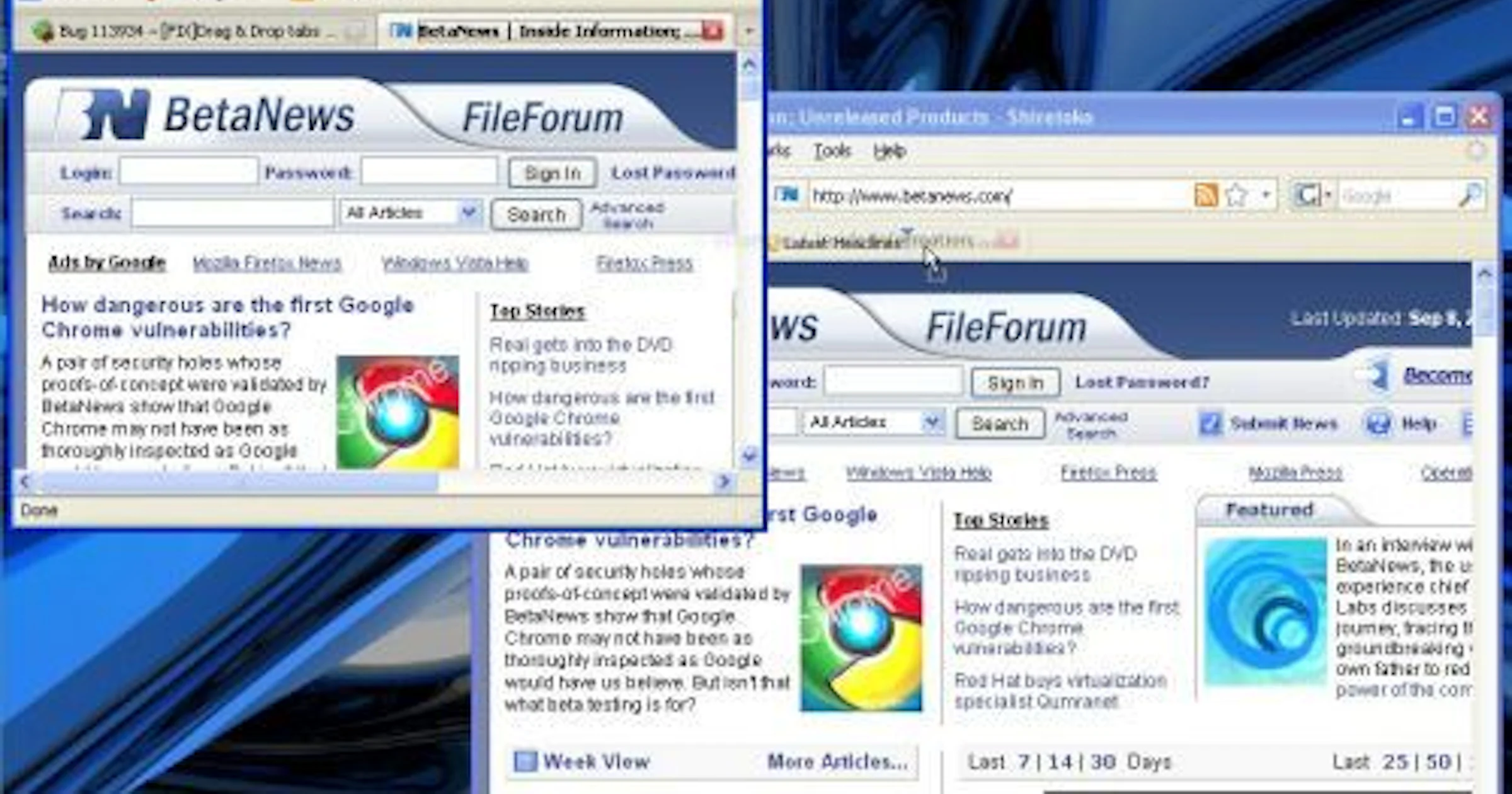 Uitstel voor nieuwe Firefox door Chrome?