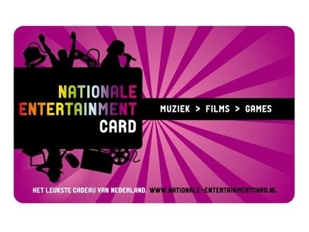 Nationale EntertainmentBon gaat digitaal