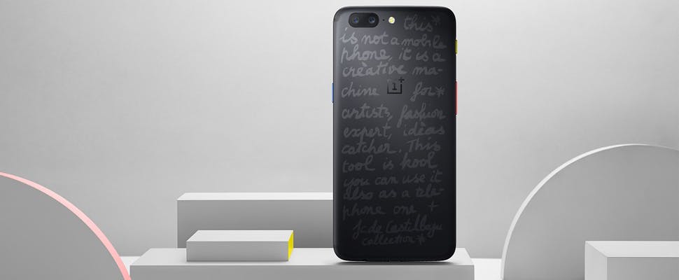 Modieuze OnePlus 5 JCC Limited Edition aangekondigd