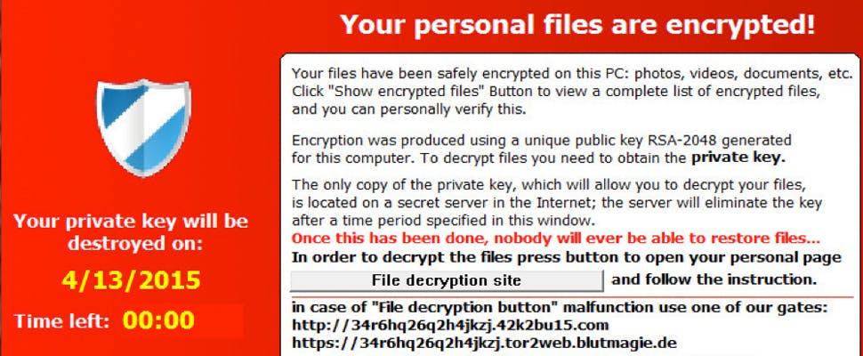Ransomware TeslaCrypt verwijderen - weer toegang tot versleutelde bestanden