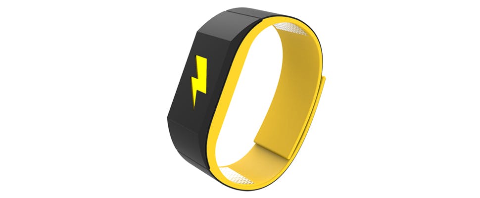 Pavlok-armband geeft schok bij gat in de hand
