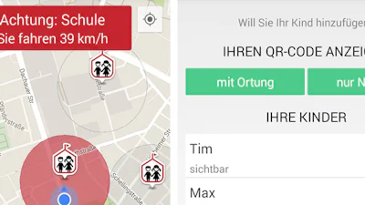 App houdt overstekende kinderen in de gaten