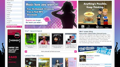 Britse muziekdienst biedt gratis mp3-downloads aan