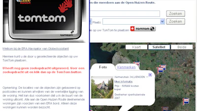 Te koop staande huizen nu ook op TomTom