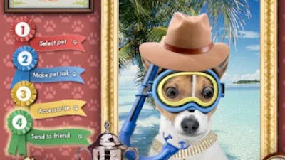 De vakantiegroeten van Talking Pets