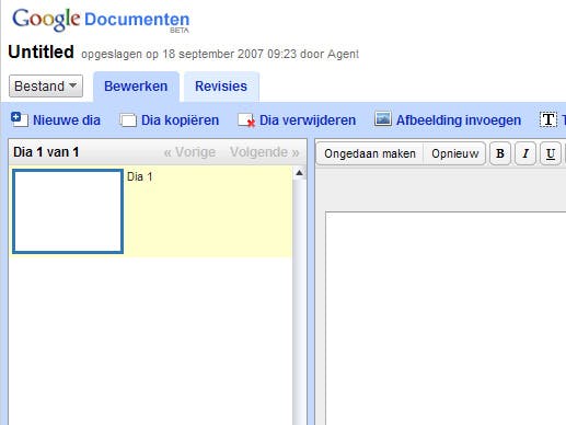 Google voegt presentatiefunctie toe aan Google Apps