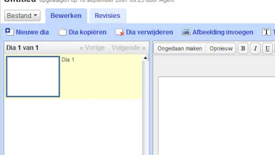 Google voegt presentatiefunctie toe aan Google Apps