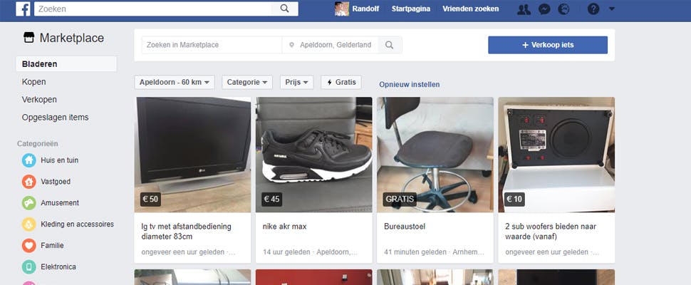 Spullen verkopen op Facebook doe je zo