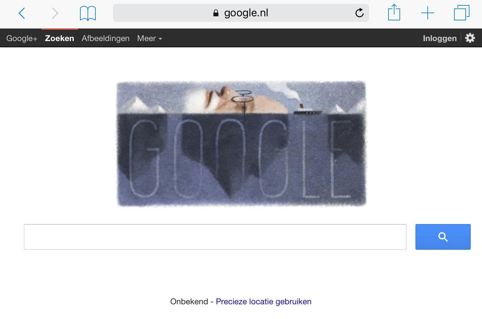 Sigmund Freud herdacht door Google