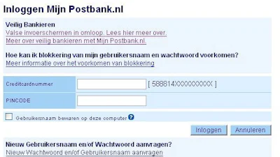 Phishingmail waarschuwt zelf voor valse Postbank-mail