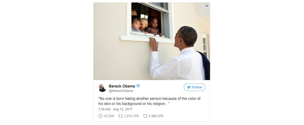 Obama-tweet verbreekt Twitter-records