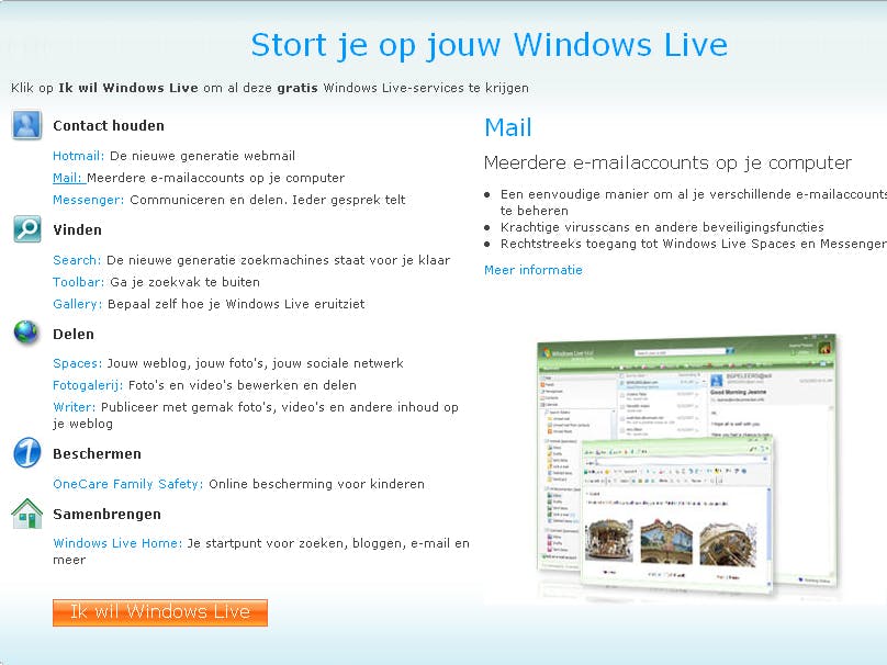 Nieuwe Windows Live Suite te downloaden