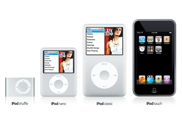 Apple vernieuwt iPods, introduceert iPod touch