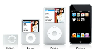 Apple vernieuwt iPods, introduceert iPod touch