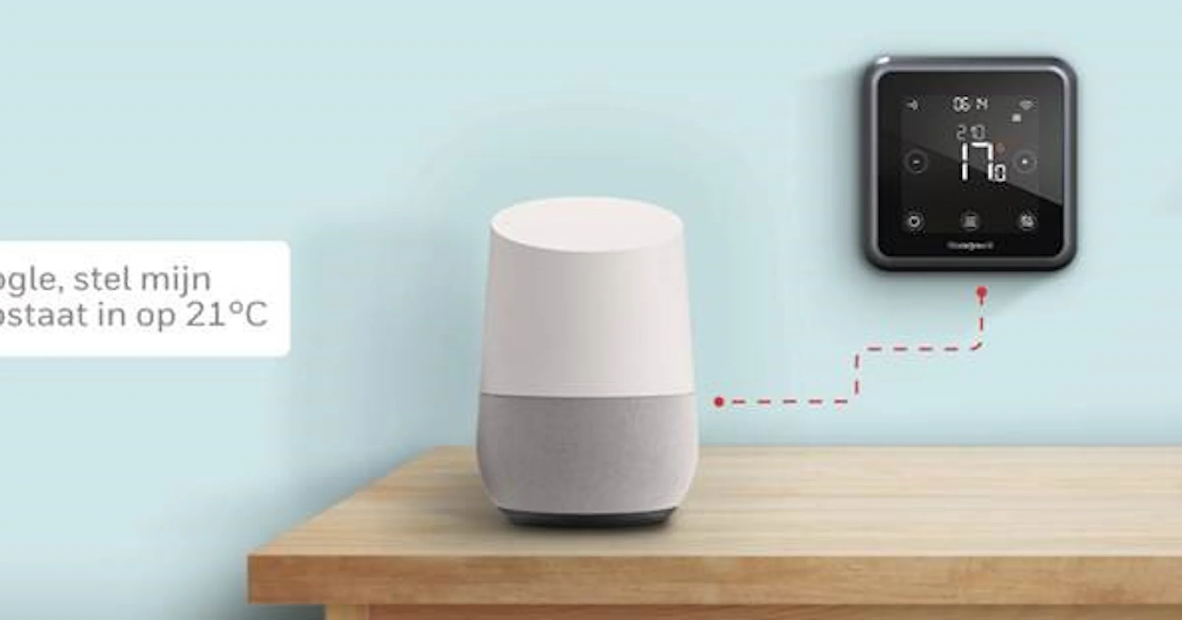 Honeywell ondersteunt Google Home in smart home-producten